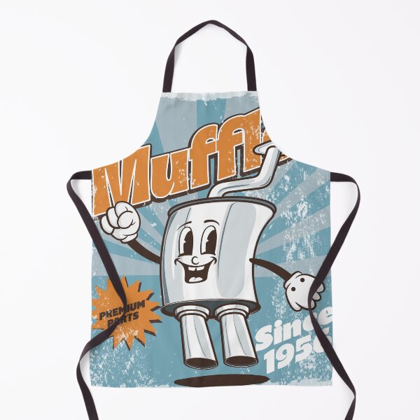 Item preview, Retro Auto Muffler Mascot T-Shirt and Sticker designed and sold by P1yu5h.