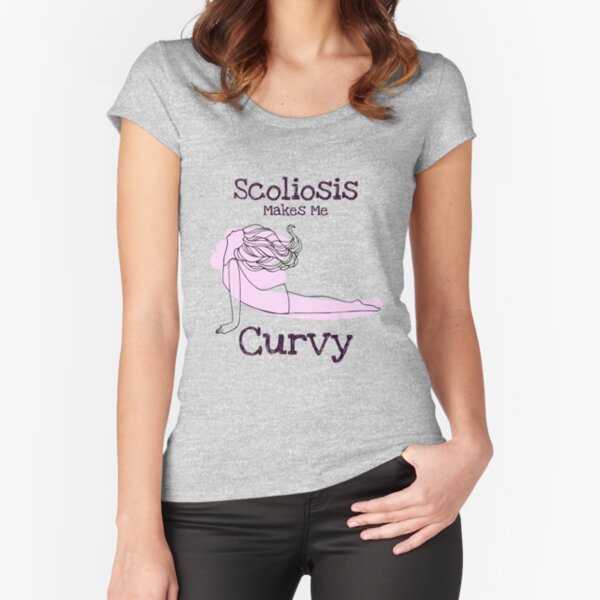 Item preview, Scoliosis Makes Me Curvy: Let's Do Yoga designed and sold by friendlyspoon.