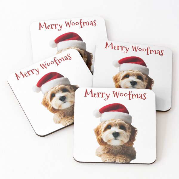 Item preview, Merry Woofmas - Cavoodle designed and sold by Explore That City.