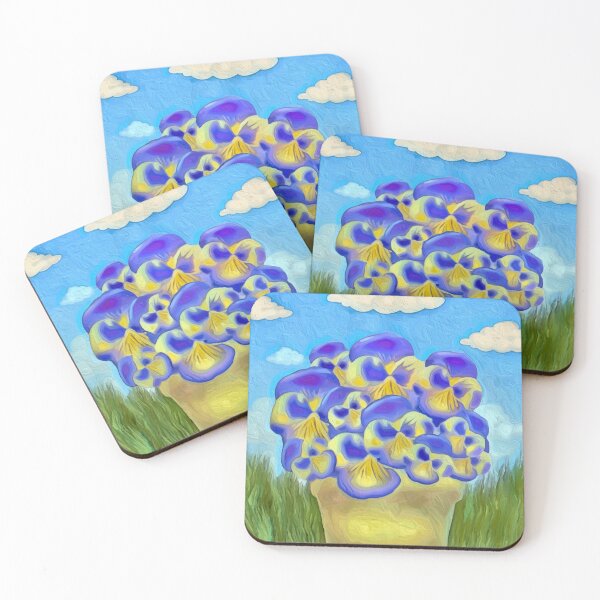 Item preview, Pot of Pansies 1 designed and sold by BloomingbySJ.