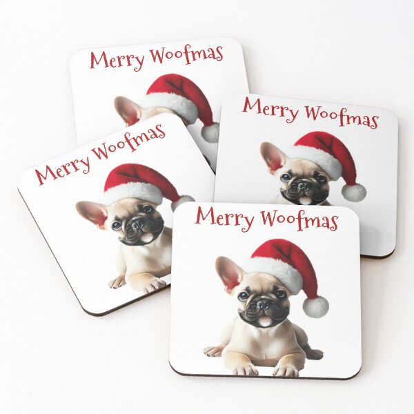 Item preview, Merry Woofmas - French Bulldog designed and sold by Explore That City.