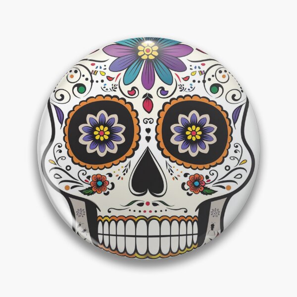 Item preview, Day of the Dead Skull 247 designed and sold by AstroRisq.