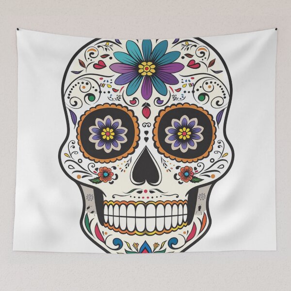 Item preview, Day of the Dead Skull 247 designed and sold by AstroRisq.
