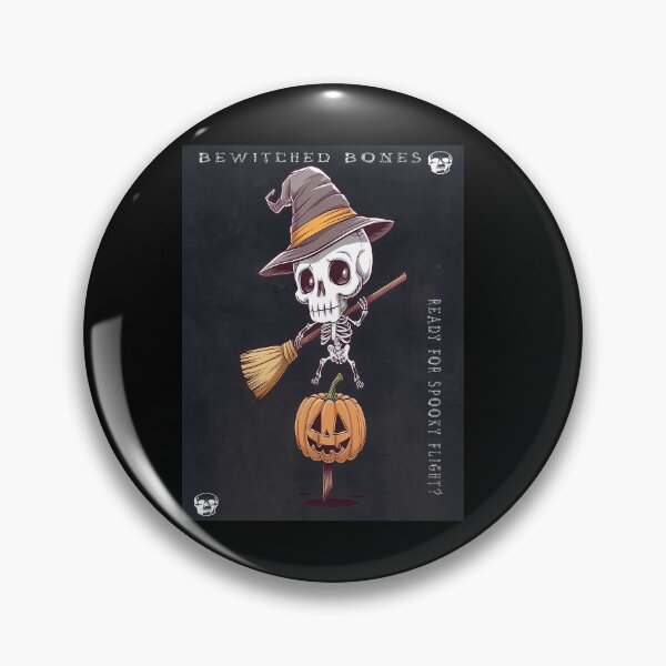 Item preview, Bewitched Bones: Ready for a Spooky Flight! designed and sold by MD2Graphics.