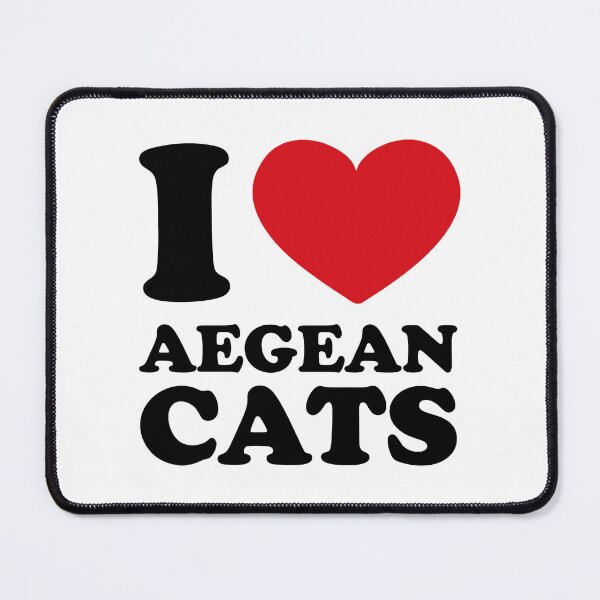 Item preview, I love Aegean Cats designed and sold by EmeraldeaArt.