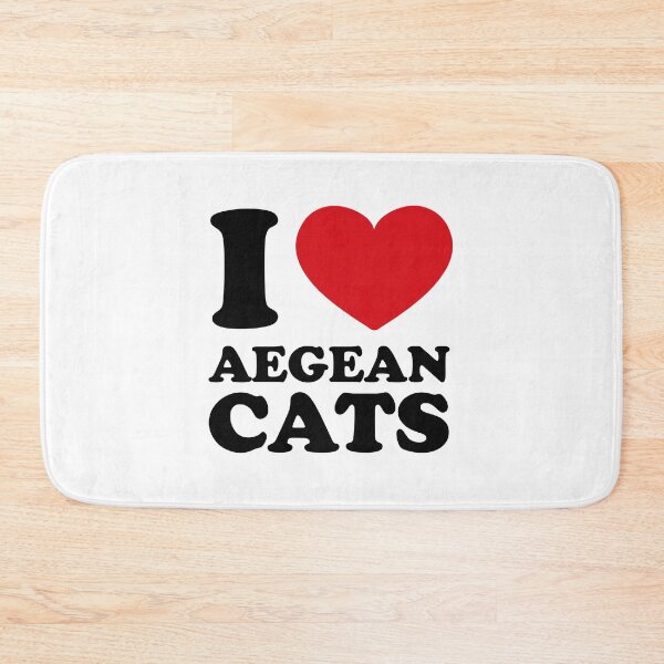 Item preview, I love Aegean Cats designed and sold by EmeraldeaArt.