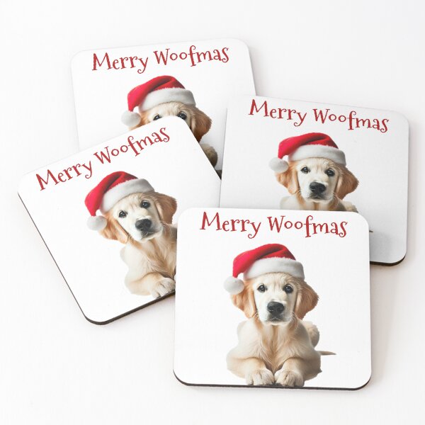 Item preview, Merry Woofmas - Golden Retriever designed and sold by Explore That City.