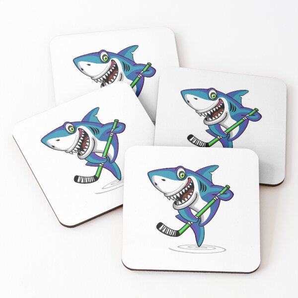 Item preview, Shark plays hockey. designed and sold by Tatjana Zaichenkova.