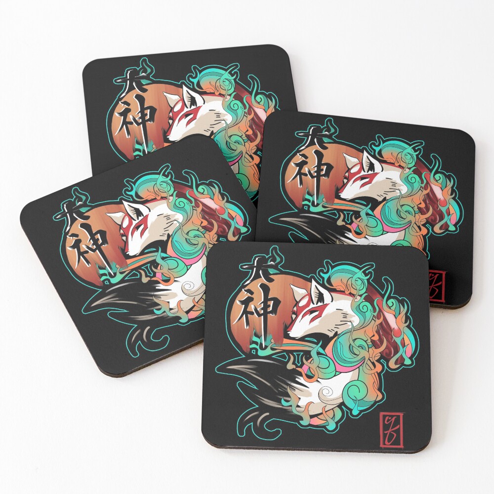 Sun Goddess Coasters (Set of 4)