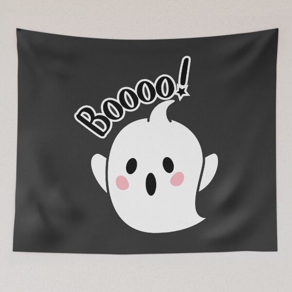Item preview, A cute little white ghost designed and sold by Phatsiyaporn Suksai.