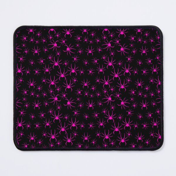 Item preview, hot pink spider pattern designed and sold by frauenbrauen.
