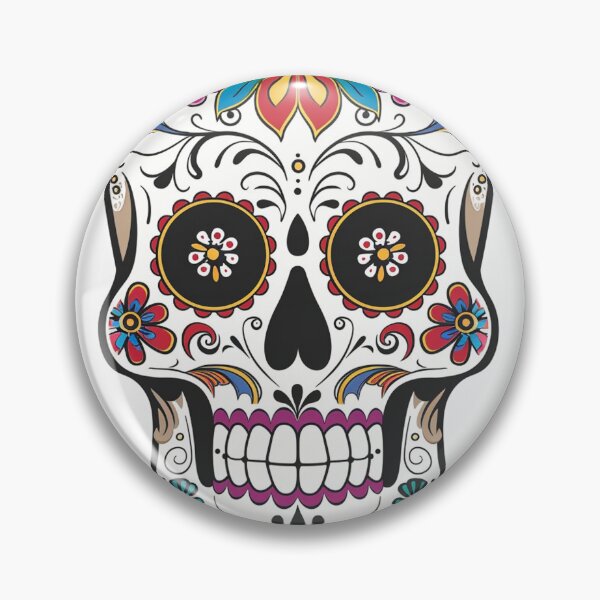 Item preview, Day of the Dead Skull 253 designed and sold by AstroRisq.
