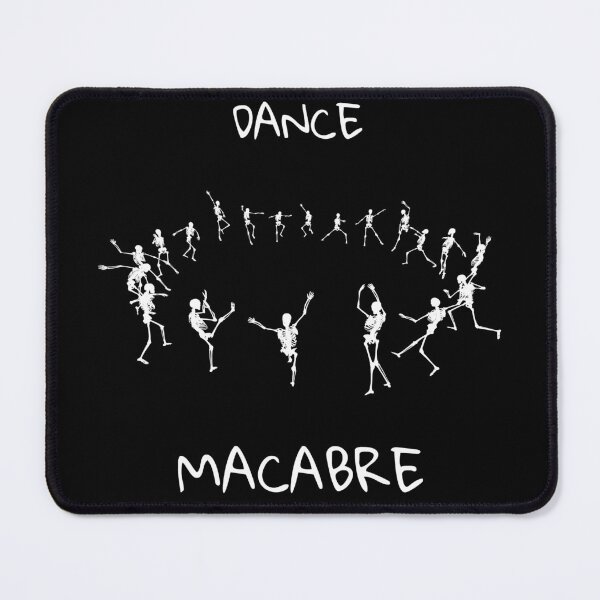 Item preview, Dance macabre dancing skeletons designed and sold by BlissThreads.