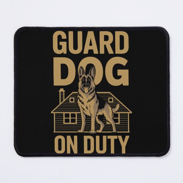 Item preview, Guard Dog on Duty: german shepherd design designed and sold by Davideus.
