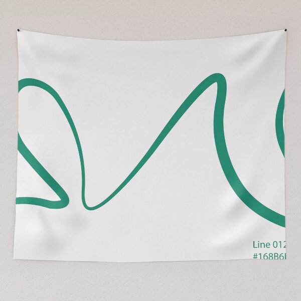 Item preview, "Line 012112324516178 #168B6D" on 3 designed and sold by HuzzaCreative.