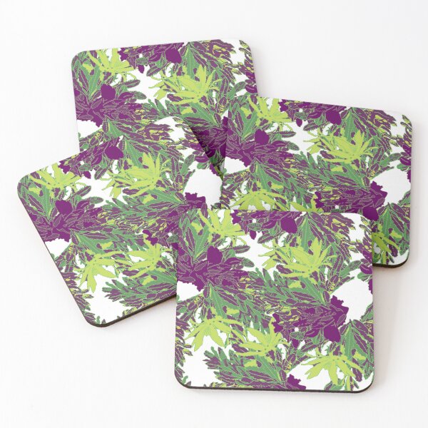 Item preview, Green-White Banksia Leaves - Crisp Winter Flora Art Print, Blue Mountains Inspired designed and sold by Jay Dee Dearness.