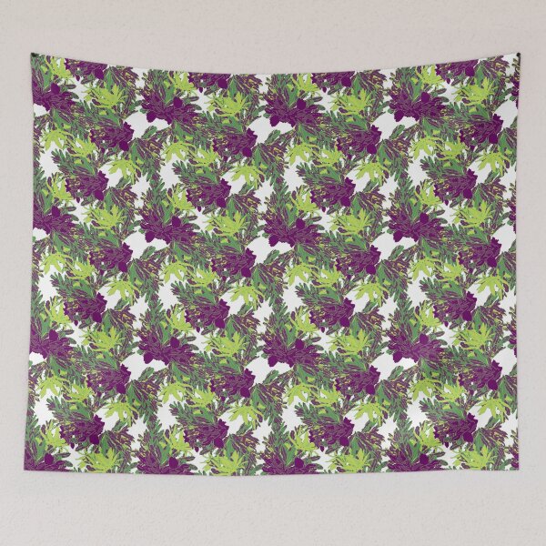 Item preview, Green-White Banksia Leaves - Crisp Winter Flora Art Print, Blue Mountains Inspired designed and sold by Jay Dee Dearness.