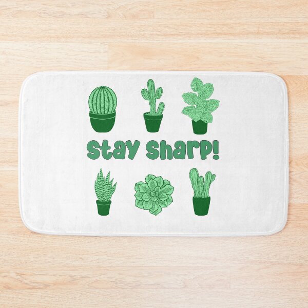 Item preview, cactus desert succulent cacti plant lover stay sharp pattern designed and sold by DesignYourWaystore.