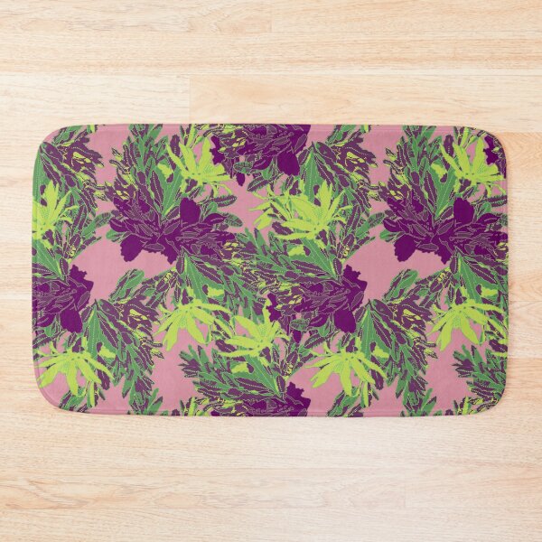 Item preview, Green-Pink Banksia Leaves - Dynamic Australian Bush Art Print, Winter Inspired designed and sold by Jay Dee Dearness.