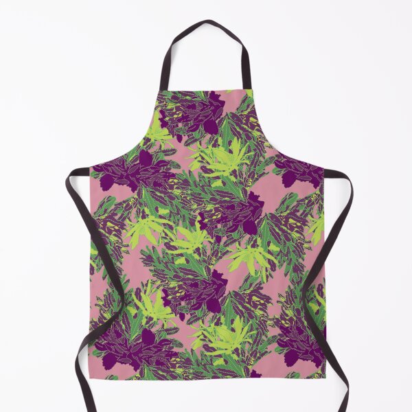 Item preview, Green-Pink Banksia Leaves - Dynamic Australian Bush Art Print, Winter Inspired designed and sold by Jay Dee Dearness.