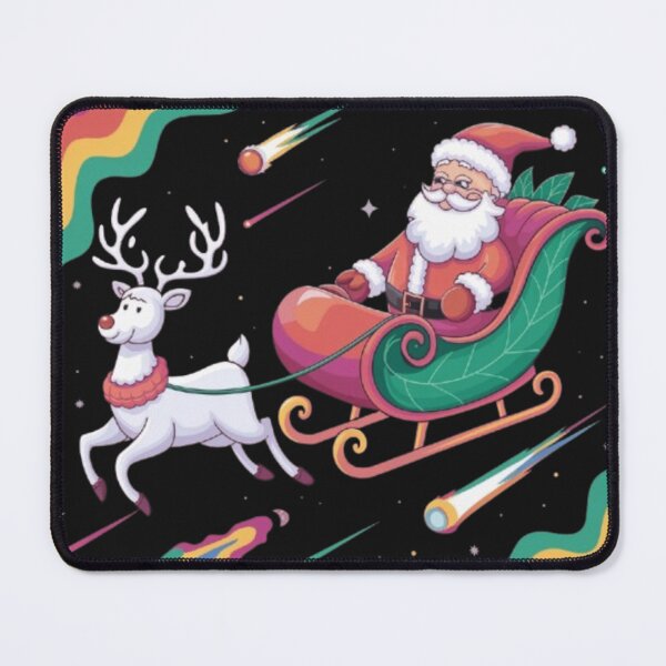 Item preview, Cosmic Santa Riding a Sleigh Through the Stars designed and sold by XquisiteFashion.
