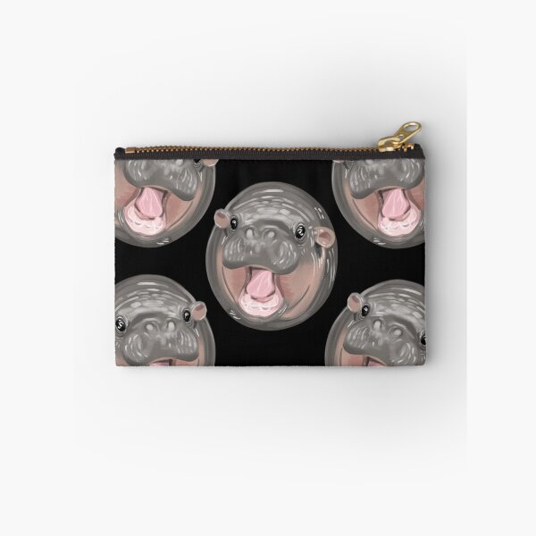 Item preview, Moo Deng baby hippo pattern designed and sold by SpiritedArtwork.