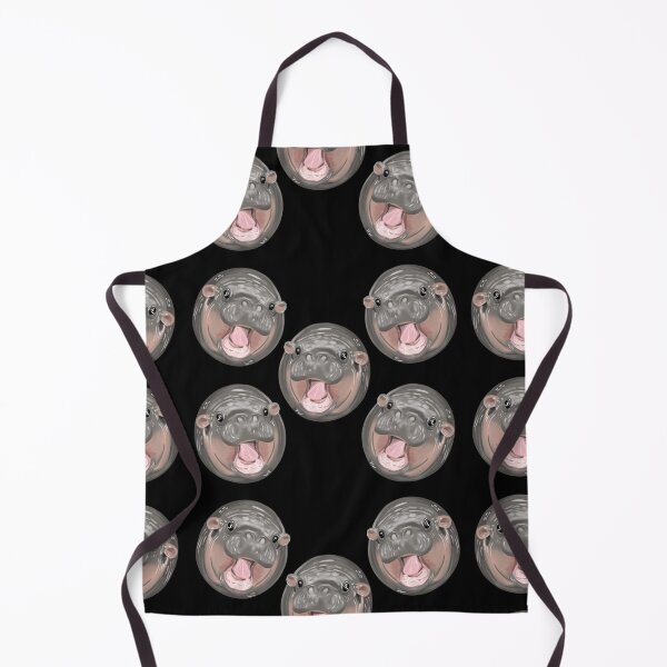 Item preview, Moo Deng baby hippo pattern designed and sold by SpiritedArtwork.