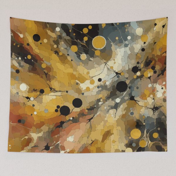 Item preview, Modern Abstract Art Gold Painting for Stylish Interiors | Number 4 designed and sold by Kubala.