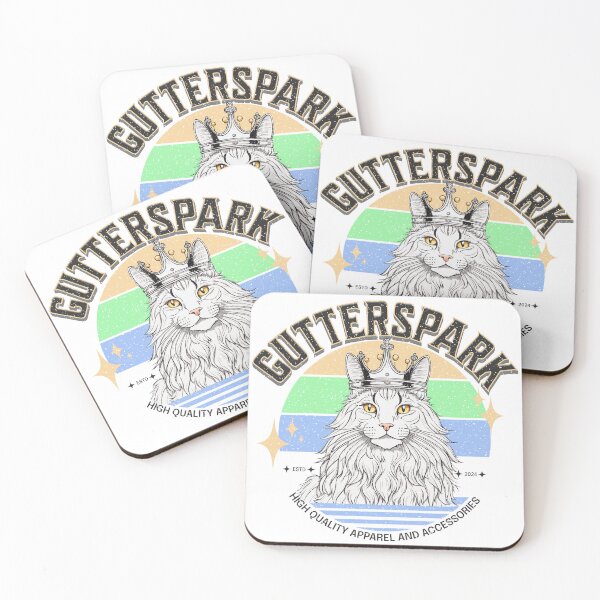 Item preview, Gutterspark series - Maine Coon cat designed and sold by VariousGoodies.