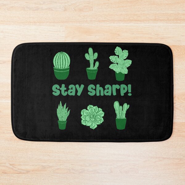 Item preview, cactus desert succulent cacti plant lover stay sharp pattern designed and sold by DesignYourWaystore.