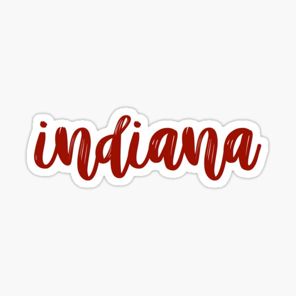 indiana Sticker