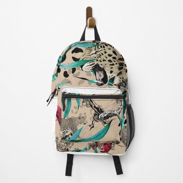 Item preview, African foliage and wild jaguar print, dry branches designed and sold by Gillberto.