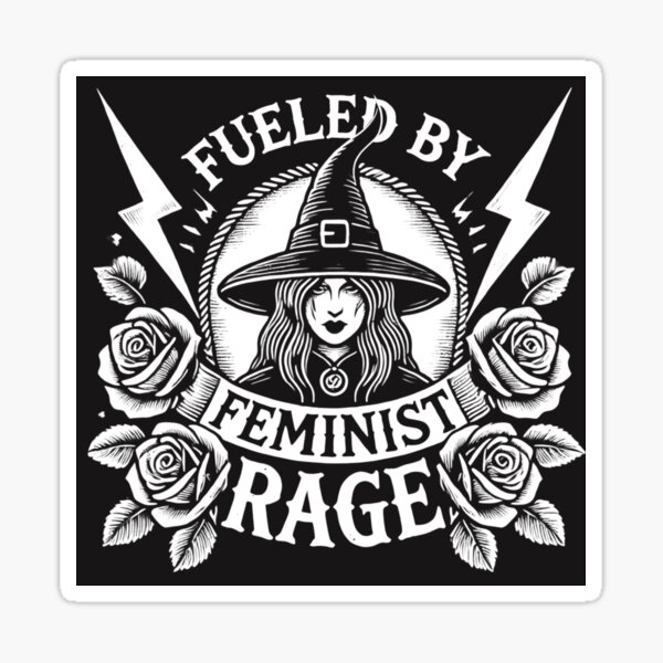 Artikel-Vorschau von Angetrieben von feministischer Wut, designt und verkauft von riadesignstore.