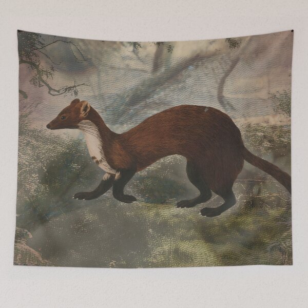 Item preview, Marten Forest Wildlife Predator designed and sold by SoulscapeStudio.