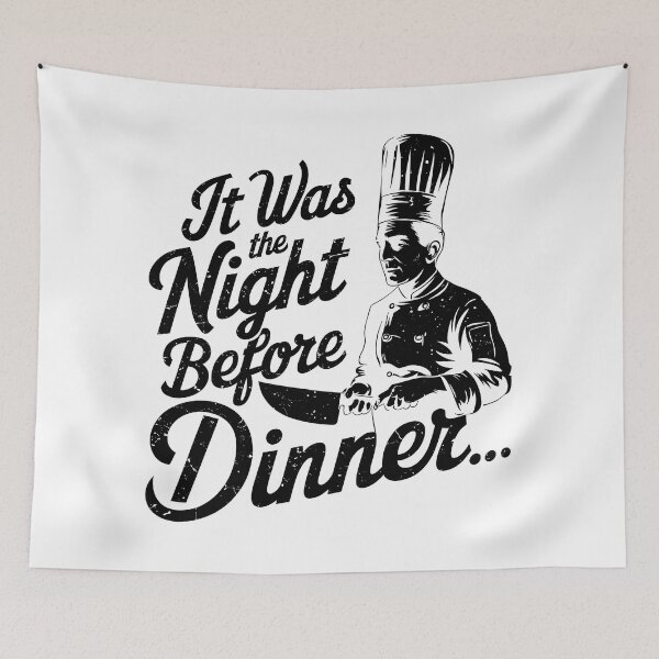 Item preview, It Was The Night Before Dinner designed and sold by Angry Swan Designs.