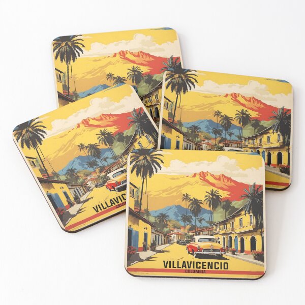 Item preview, Villavicencio Colombia Retro Vintage Poster Tourism  designed and sold by TravelersGems.