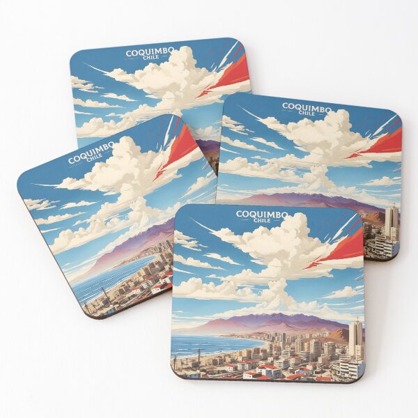 Item preview, Coquimbo Chile Retro Vintage Poster Tourism  designed and sold by TravelersGems.