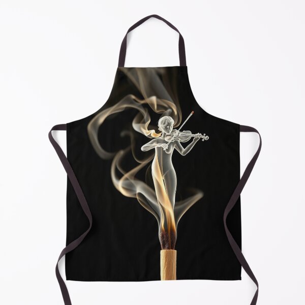 Item preview, Violinist in Smoke and Fire designed and sold by chamadesigner.
