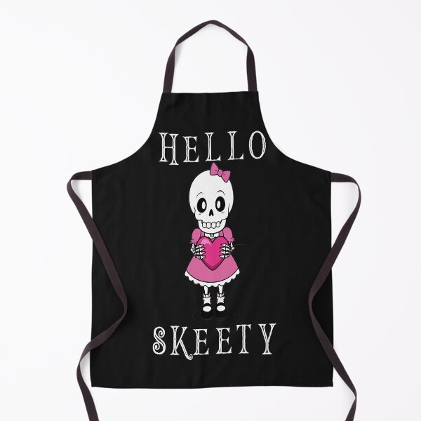 Item preview, Hello Skeetty – Adorably Spooky Halloween Skeleton designed and sold by MD2Graphics.