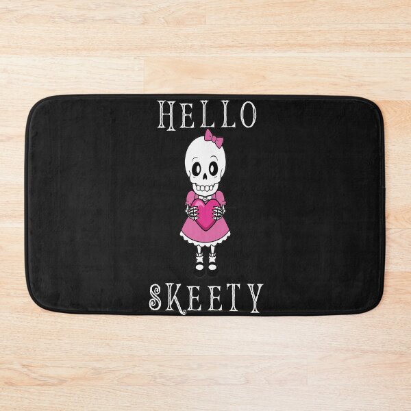 Item preview, Hello Skeetty – Adorably Spooky Halloween Skeleton designed and sold by MD2Graphics.