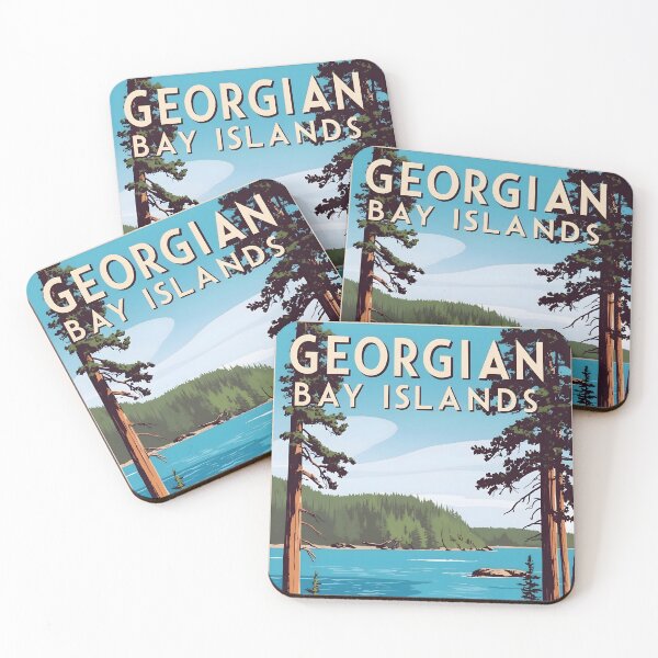 Item preview, Georgian Bay Islands National Park Canada Vintage Travel Tourism  designed and sold by TravelersGems.
