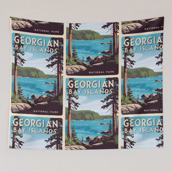 Item preview, Georgian Bay Islands National Park Canada Vintage Travel Tourism  designed and sold by TravelersGems.