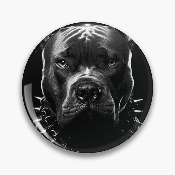 Item preview, Portrait of a pit bull in the dark designed and sold by Gillberto.