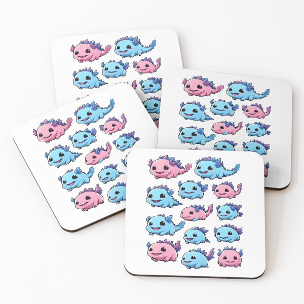 Item preview, Playful Axolotl Creatures designed and sold by RetroPop23.