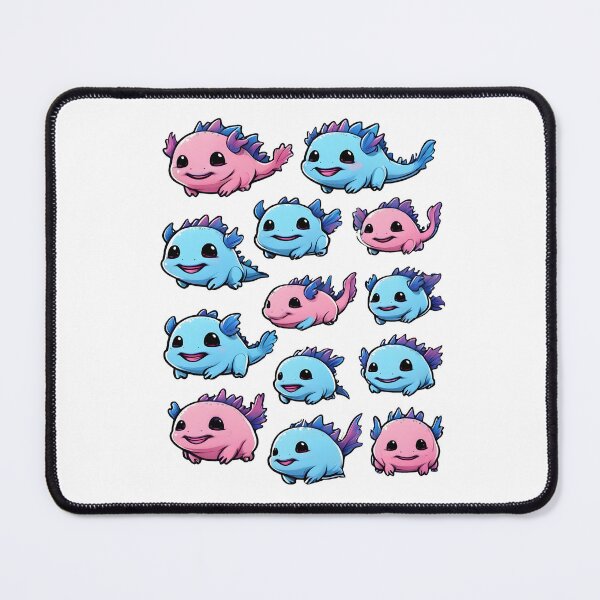 Item preview, Playful Axolotl Creatures designed and sold by RetroPop23.