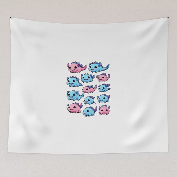 Item preview, Playful Axolotl Creatures designed and sold by RetroPop23.
