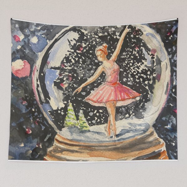 Item preview, Snow Globe Ballerina designed and sold by TheArtCave.