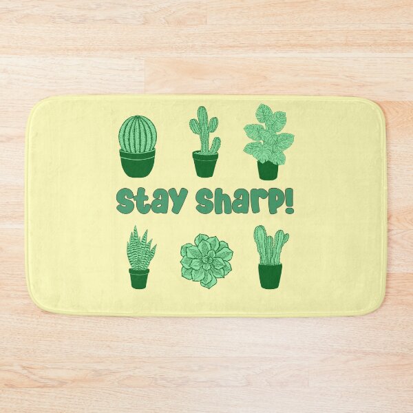 Item preview, cactus desert succulent cacti plant lover stay sharp pattern designed and sold by DesignYourWaystore.