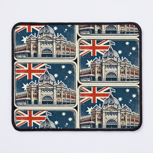 Item preview, Flinders Street Station Melbourne designed and sold by MuggyandMo.