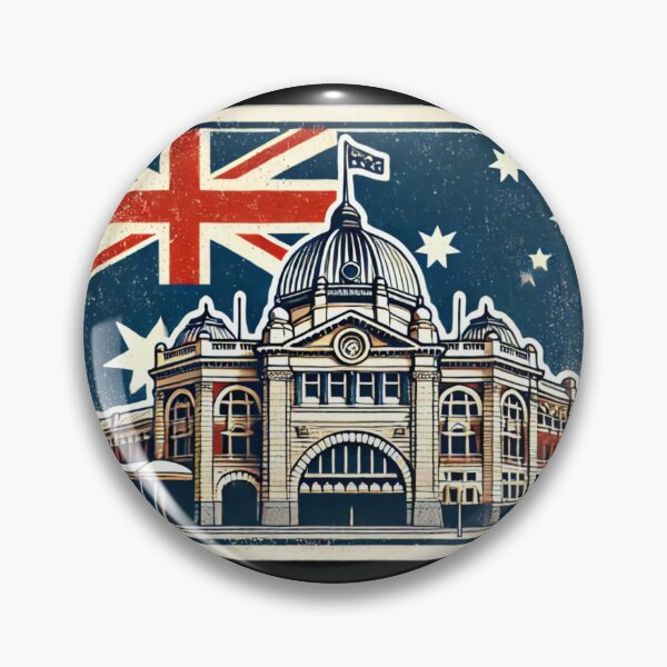 Item preview, Flinders Street Station Melbourne designed and sold by MuggyandMo.